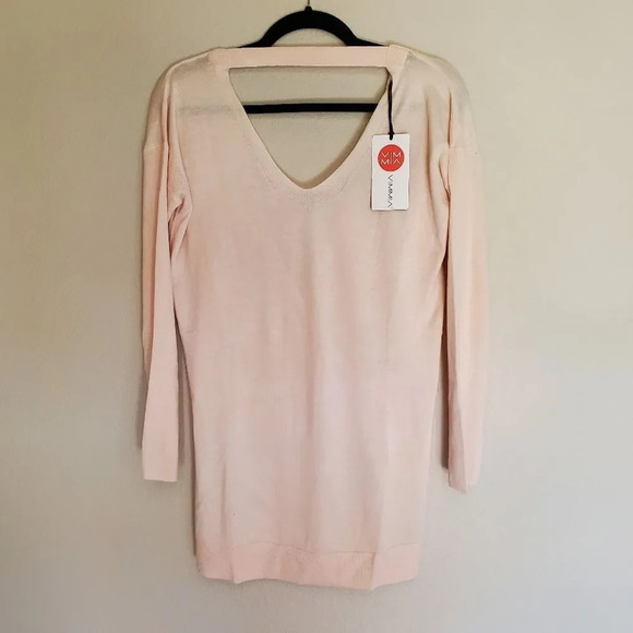REVOLVE x VIMMIA Blush Pink Shavasana Reversible Sweater - Picture 3 of 8